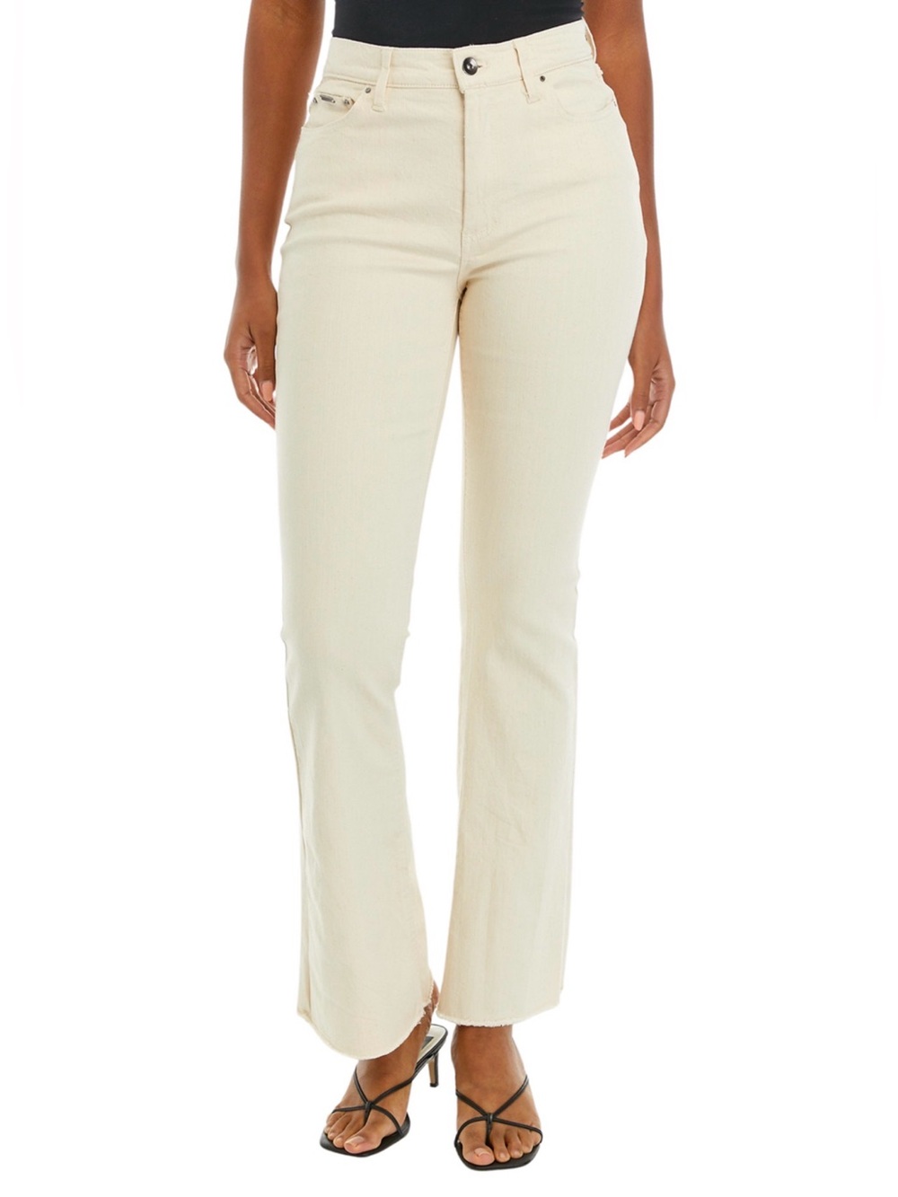 CUPIO White High-Rise Straight Jeans - Women